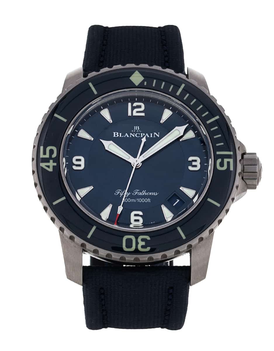Blancpain fifty fathoms blue hotsell